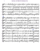 All I Want For Christmas Is You Saxophone Quintet scores gallery preview page 4