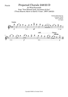 Projected Chorale 248/23 D for Wind Ensemble Large Ensemble scores gallery preview page 4