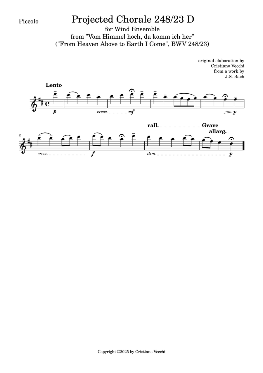 Projected Chorale 248/23 D for Wind Ensemble Large Ensemble - Digital Sheet Music page 4