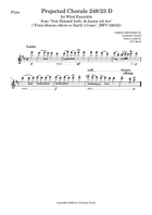 Projected Chorale 248/23 D for Wind Ensemble Large Ensemble scores gallery preview page 5