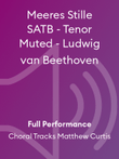 Meeres Stille SATB - Tenor Muted - Ludwig van Beethoven