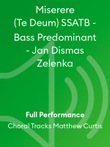 Miserere (Te Deum) SSATB - Bass Predominant - Jan Dismas Zelenka