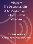 Miserere (Te Deum) SSATB - Alto Predominant - Jan Dismas Zelenka