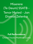 Miserere (Te Deum) SSATB - Tenor Muted - Jan Dismas Zelenka