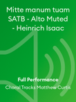 Mitte manum tuam SATB - Alto Muted - Heinrich Isaac