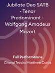 Jubilate Deo SATB - Tenor Predominant - Wolfgang Amadeus Mozart