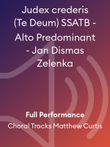 Judex crederis (Te Deum) SSATB - Alto Predominant - Jan Dismas Zelenka