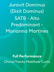Juravit Dominus (Dixit Dominus) SATB - Alto Predominant - Marianna Martines