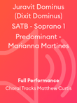 Juravit Dominus (Dixit Dominus) SATB - Soprano 1 Predominant - Marianna Martines