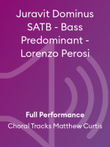 Juravit Dominus SATB - Bass Predominant - Lorenzo Perosi