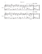 Minuet in G arranged for 2 Calliopes Score and Parts scores gallery preview page 4