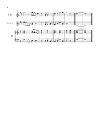 Angels We Have Heard On High - B. Sax. Duet and Piano. With Parts. Woodwind Duet scores gallery preview page 4