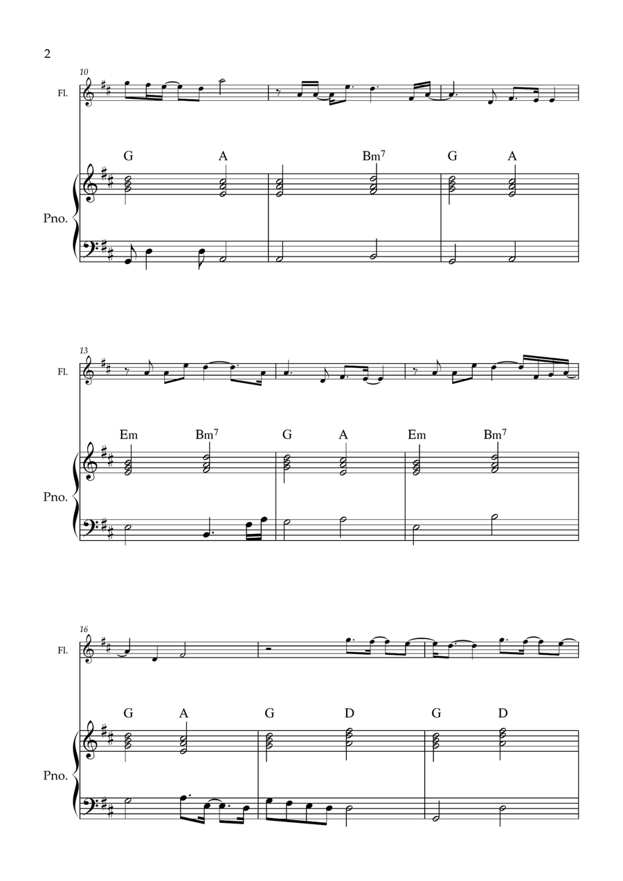 Defying Gravity by Stephen Schwartz Flute - Digital Sheet Music page 2