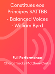 Constitues eos Principes SATTBB - Balanced Voices - William Byrd