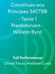 Constitues eos Principes SATTBB - Tenor 1 Predominant - William Byrd