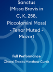 Sanctus (Missa Brevis in C, K. 258, Piccolomini Mass) - Tenor Muted - Mozart