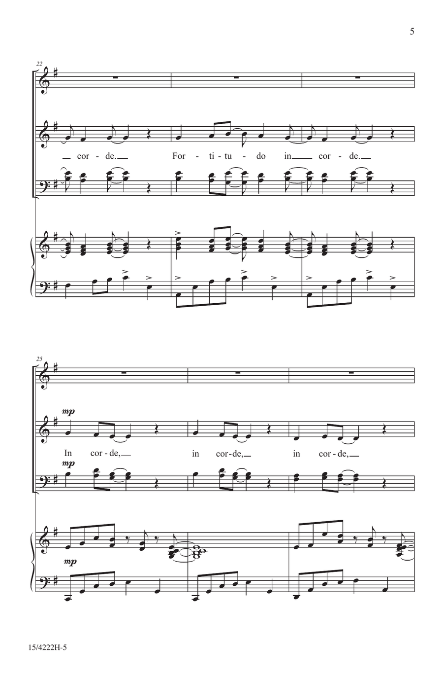 Persevera et Supera 4-Part - Digital Sheet Music page 5