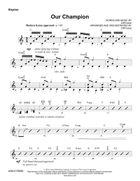 Our Champion - Downloadable Rhythm Chart Piano scores gallery preview page 3