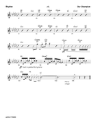 Our Champion - Downloadable Rhythm Chart Piano scores gallery preview page 6