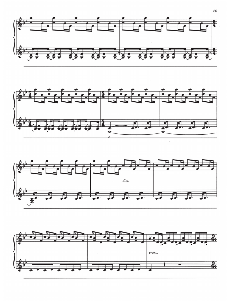 Marias River Breakdown Piano Solo - Digital Sheet Music page 3