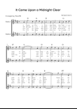 It Came Upon a Midnight Clear - Flute Duet in D Major With Chords & Lyrics - Easy