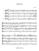 Psalm 139 String Quartet scores gallery preview page 3