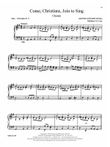 Come, Christians, Join to Sing (Chorale)