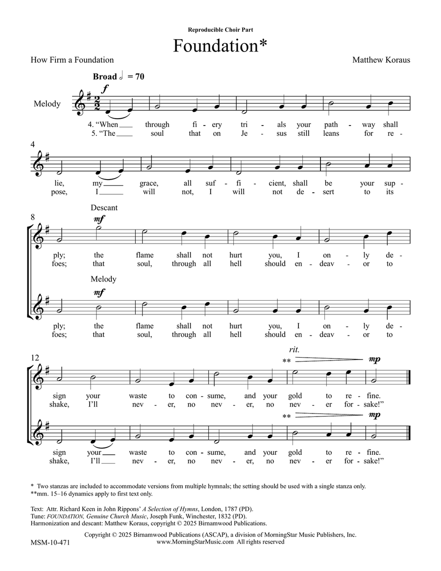 FOUNDATION Choir - Digital Sheet Music page 3