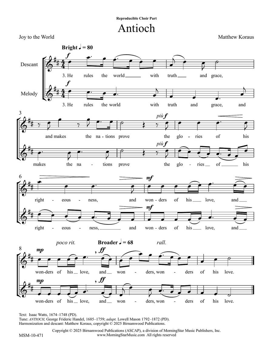 ANTIOCH Choir - Digital Sheet Music page 3