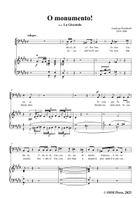 Amilcare Ponchielli-O monumento!, from 'La Gioconda,Op.9', in E Major Piano, Vocal scores gallery preview page 3