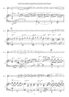 Hark! The Herald Angels Sing [Clarinet and Piano / Christmas Music Arr.] B-Flat Clarinet scores gallery preview page 3