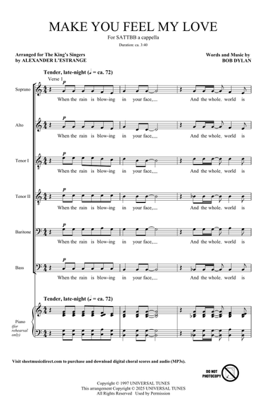 To Make You Feel My Love (arr. Alexander L'Estrange)