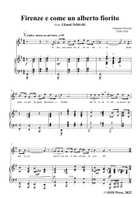G. Puccini-Firenze e come un alberto fiorito,from 'Gianni Schicchi',in G Major Piano, Vocal scores gallery preview page 3