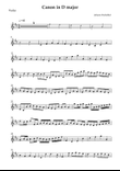 Canon in D (Easy Violin)