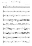 Canon in D (Easy Clarinet)