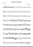 Canon in D (Easy Cello)
