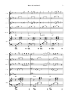 Mary, Did You Know? Saxophone Quintet scores gallery preview page 3