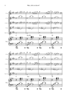 Mary, Did You Know? Saxophone Quintet scores gallery preview page 4