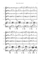 Mary, Did You Know? Saxophone Quintet scores gallery preview page 5