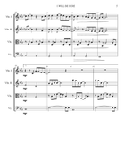 I Will Be Here String Quartet scores gallery preview page 5