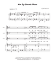 Not By Bread Alone (Vocal solo)
