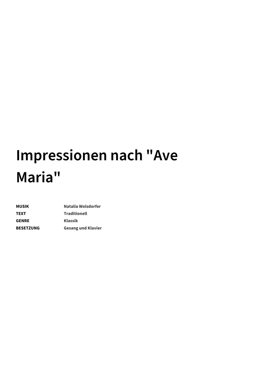 Impressionen nach 