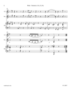 Variations for clarinet, violin & piano (5’52) Small Ensemble scores gallery preview page 4