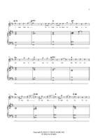 Silhouette Piano, Vocal scores gallery preview page 3