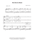 No One Is Alone (Vocal Trio - (SAB)
