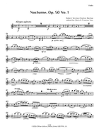 Nocturne, Op. 50/1 Oboe scores gallery preview page 3