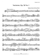 Nocturne, Op. 50/1 Oboe scores gallery preview page 4