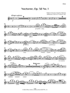 Nocturne, Op. 50/1 Oboe scores gallery preview page 5