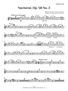 Nocturne, Op. 50/2 Oboe scores gallery preview page 4