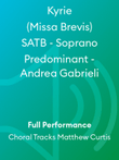 Kyrie (Missa Brevis) SATB - Soprano Predominant - Andrea Gabrieli